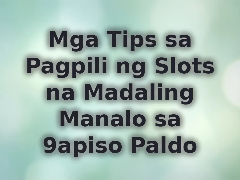 Slots Strategy